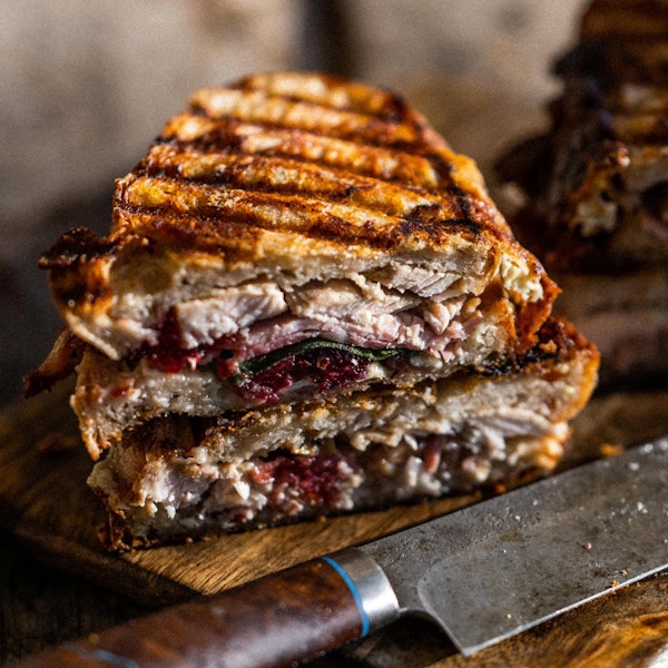 Ham, stuffing & cranberry toasties | Turkey | Pork Recipes | Grilling | Christmas Recipes | Big Green Egg