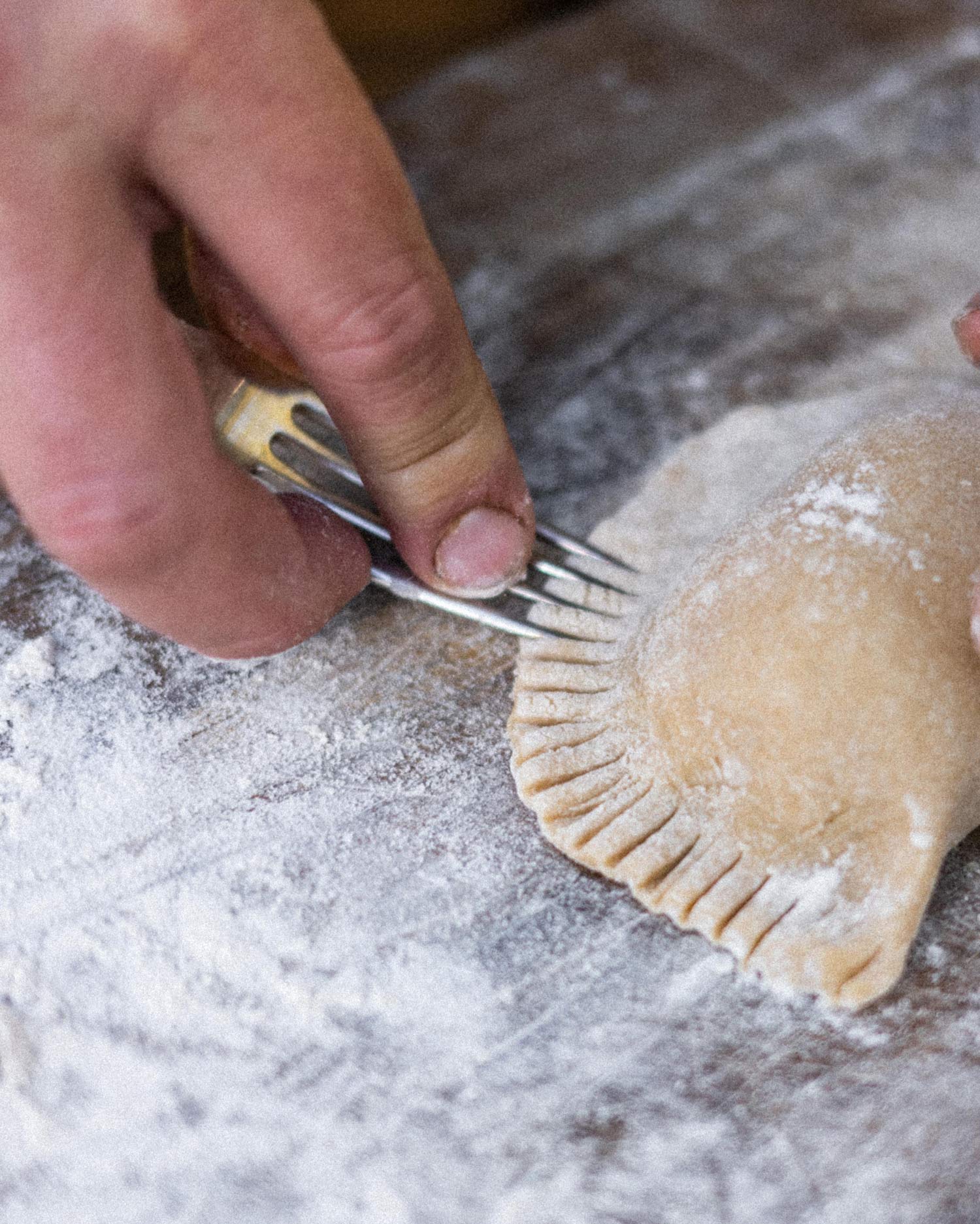 shape the empanadas