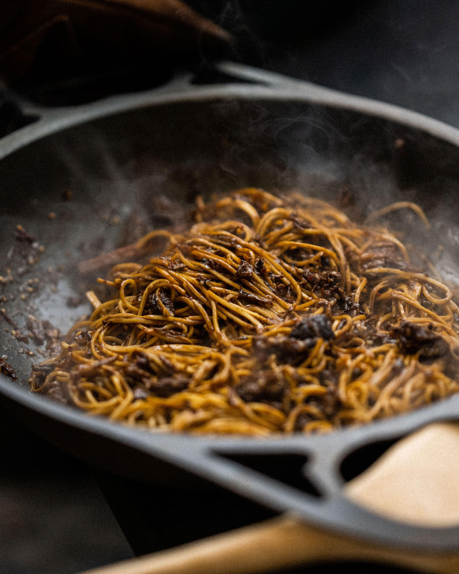 remove the wok from the EGG