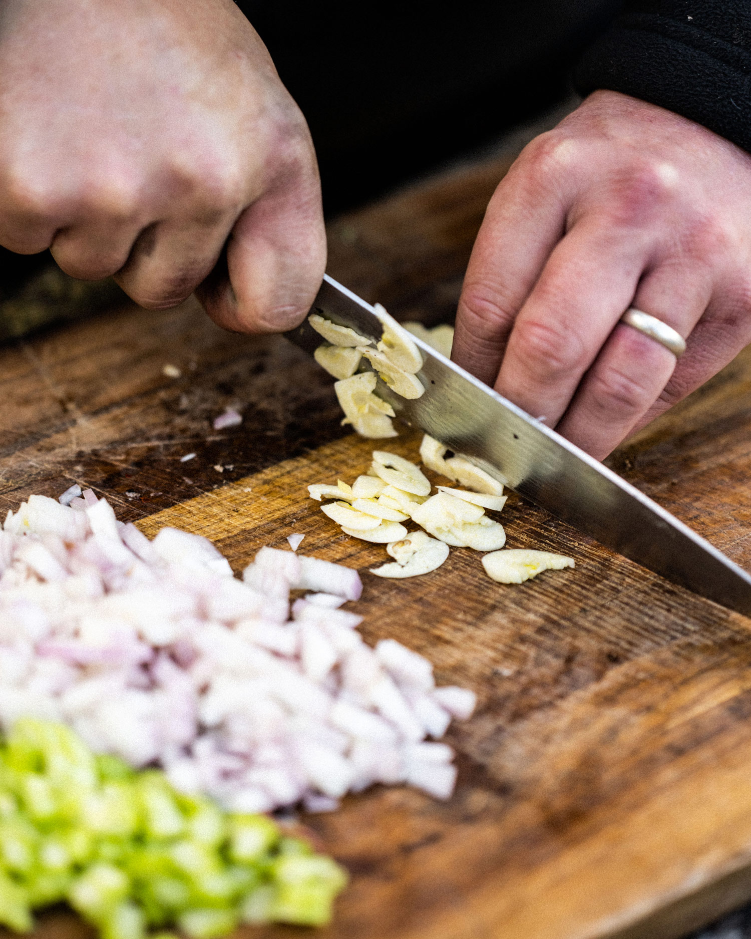 finely chop your vegetables