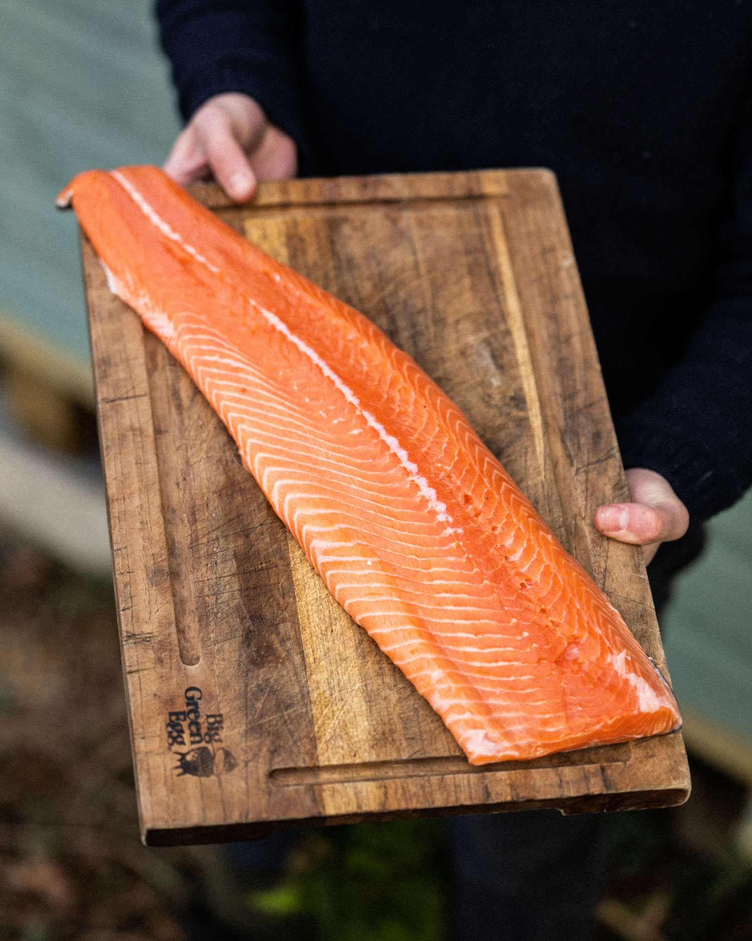 dry your side of salmon