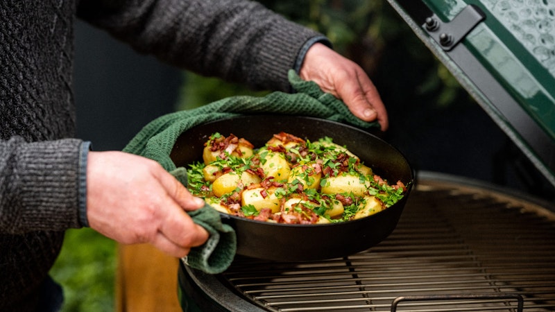 Berrichonne potatoes | Roasting recipes | Pan cooking | Big Green Egg