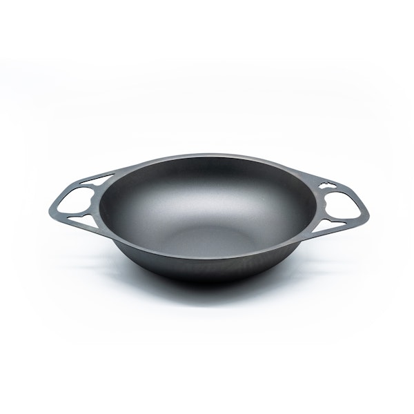 Solidteknics 30cm Iron Wok | Cookware | Big Green Egg