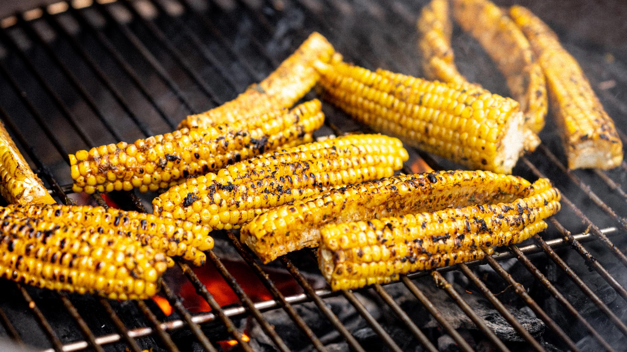 grill the corn ribs