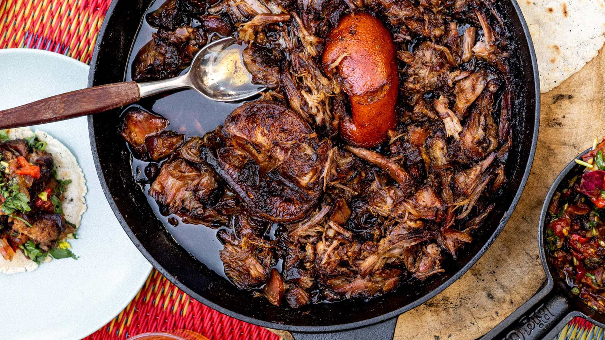 Carnitas Pan cooking Pork Recipes Big Green Egg