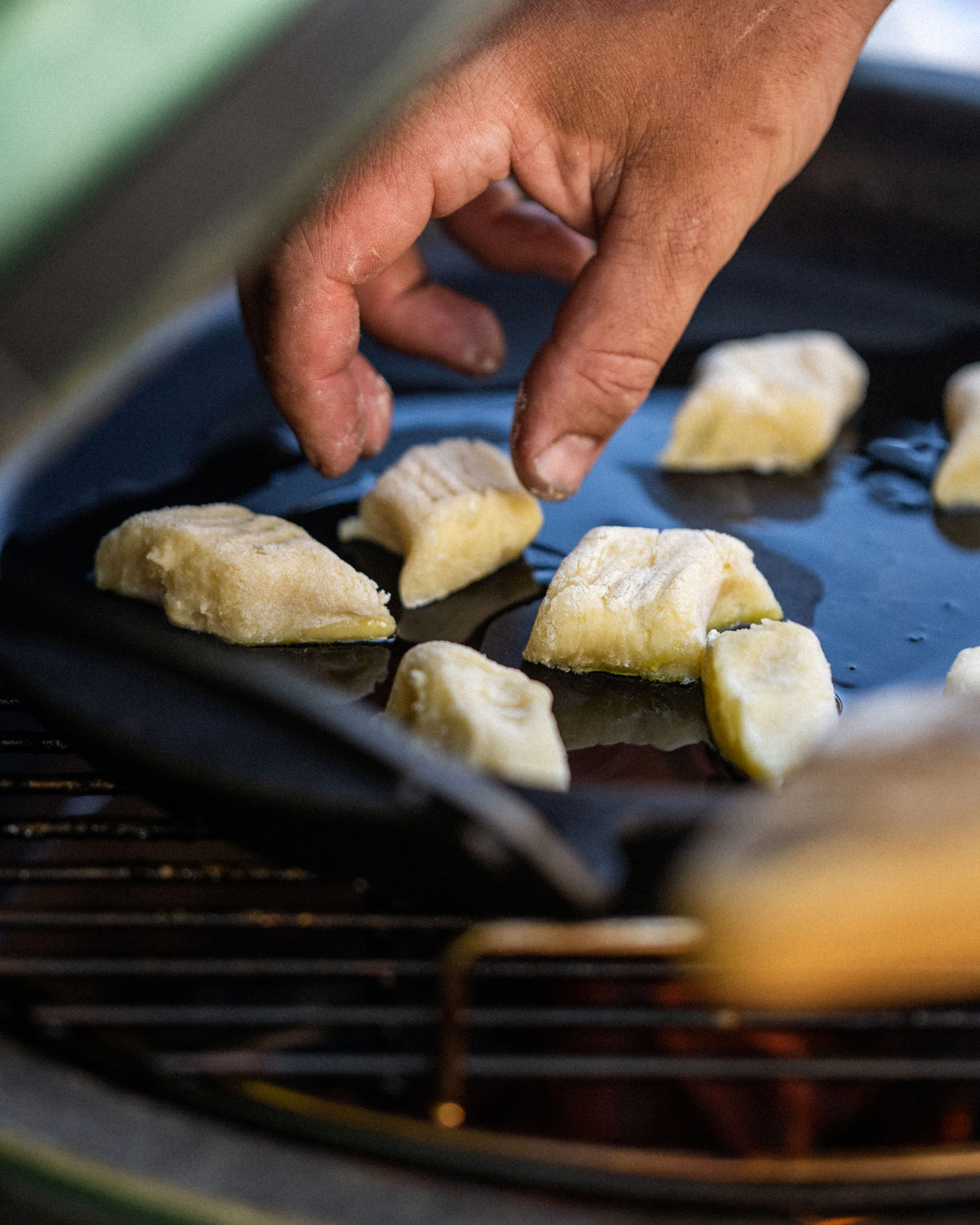 gently pan fry in oil