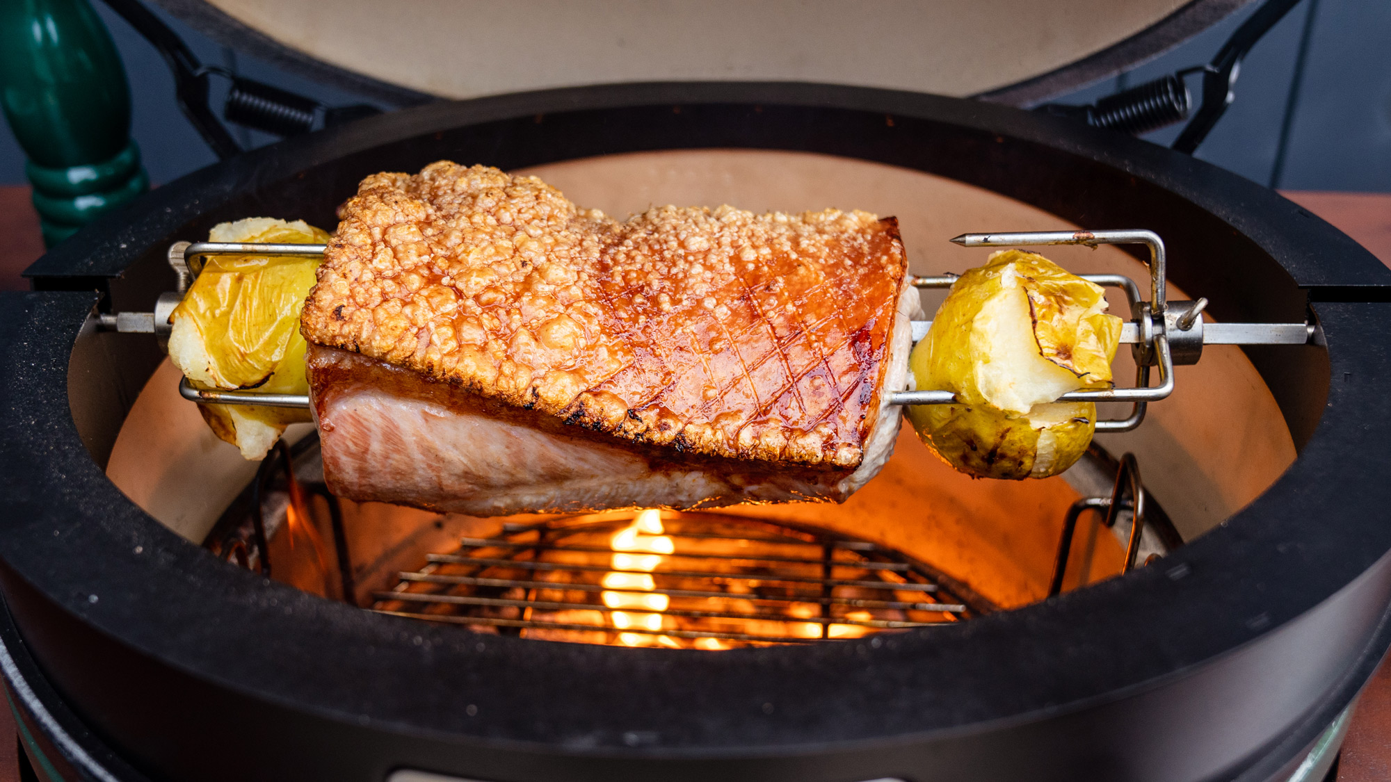 Big green hotsell egg rotisserie