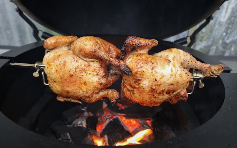 Rotisserie | Rotisserie Chicken | Recipes  | Cookware | Accessories | Big Green Egg