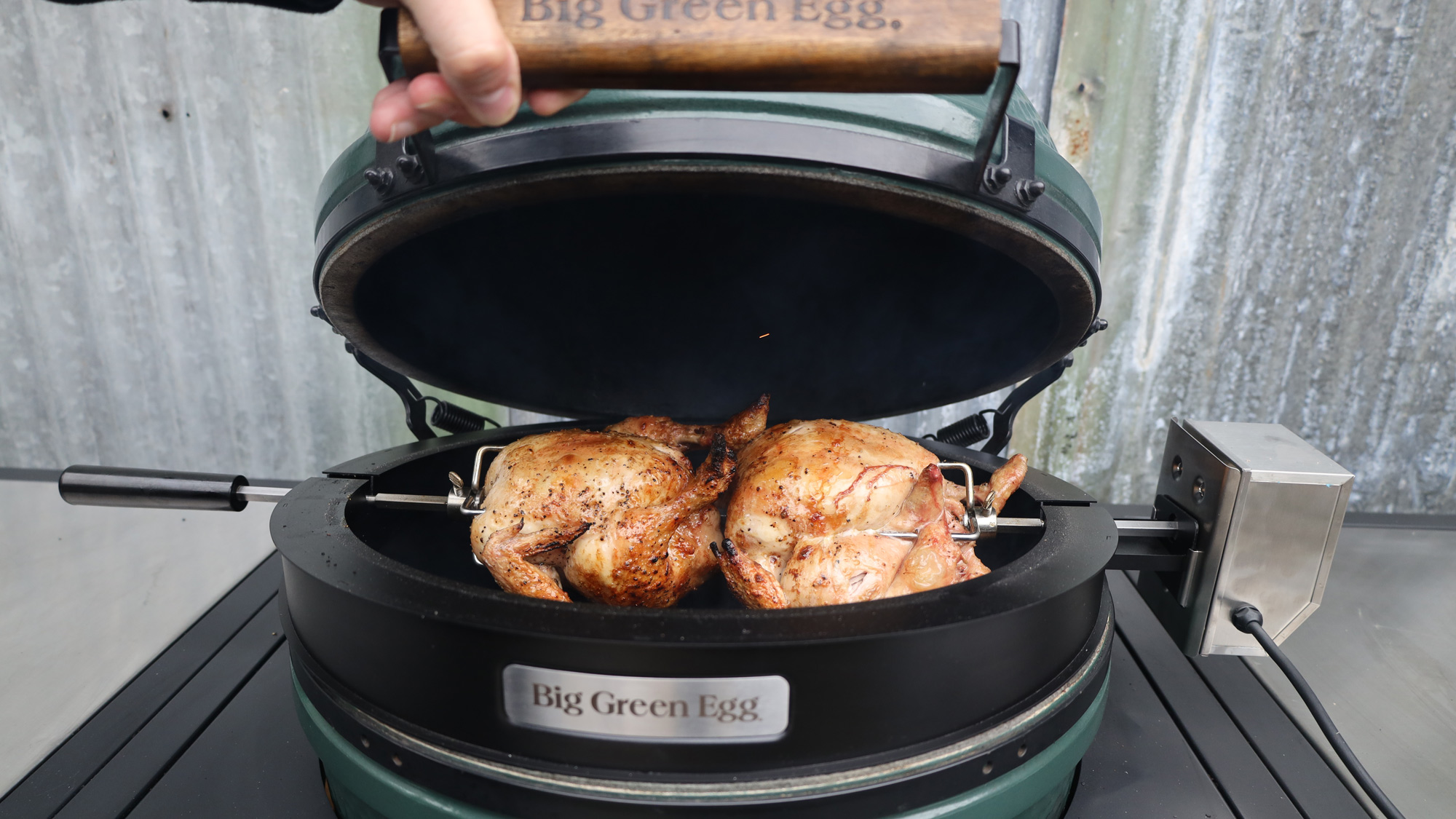 Rotisserie Chicken | Rotisserie recipes | Big Green Egg