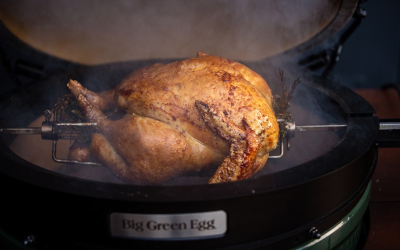 Rotisserie Turkey & the trimmings | Rotisserie | Turkey recipes | Big Green Egg