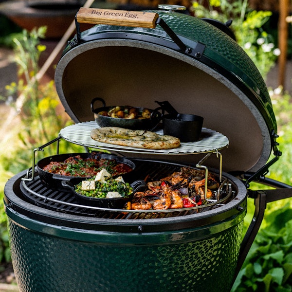 XL Big Green Egg | Kamado charcoal barbecue | EGGspander system