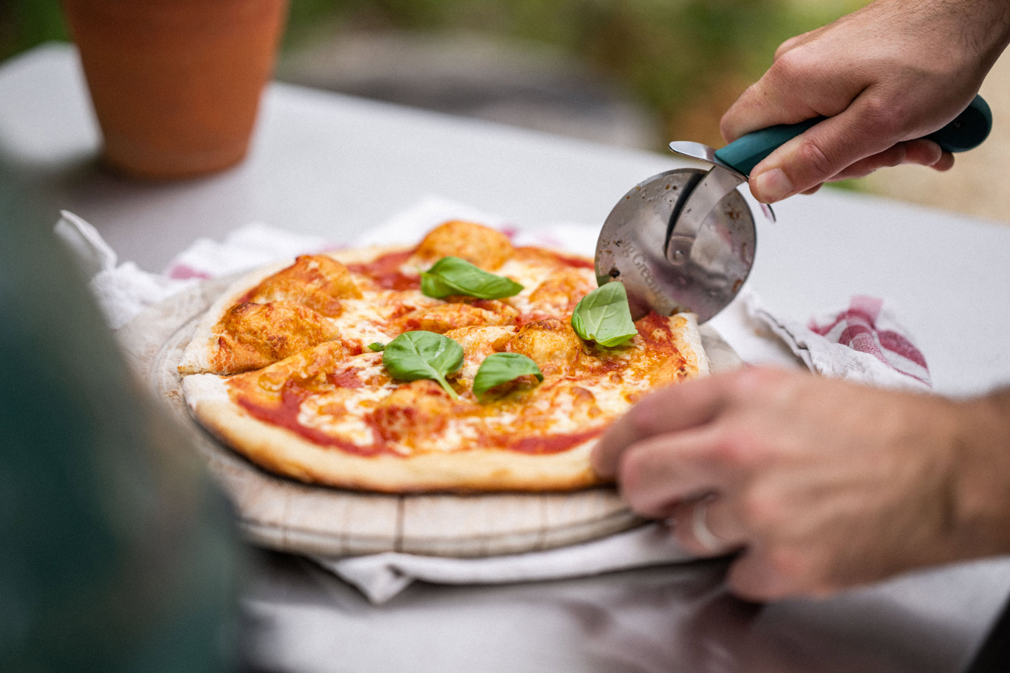 The Margherita Pizza | Alfa Forni Pizza Box | Ceramic Charcoal