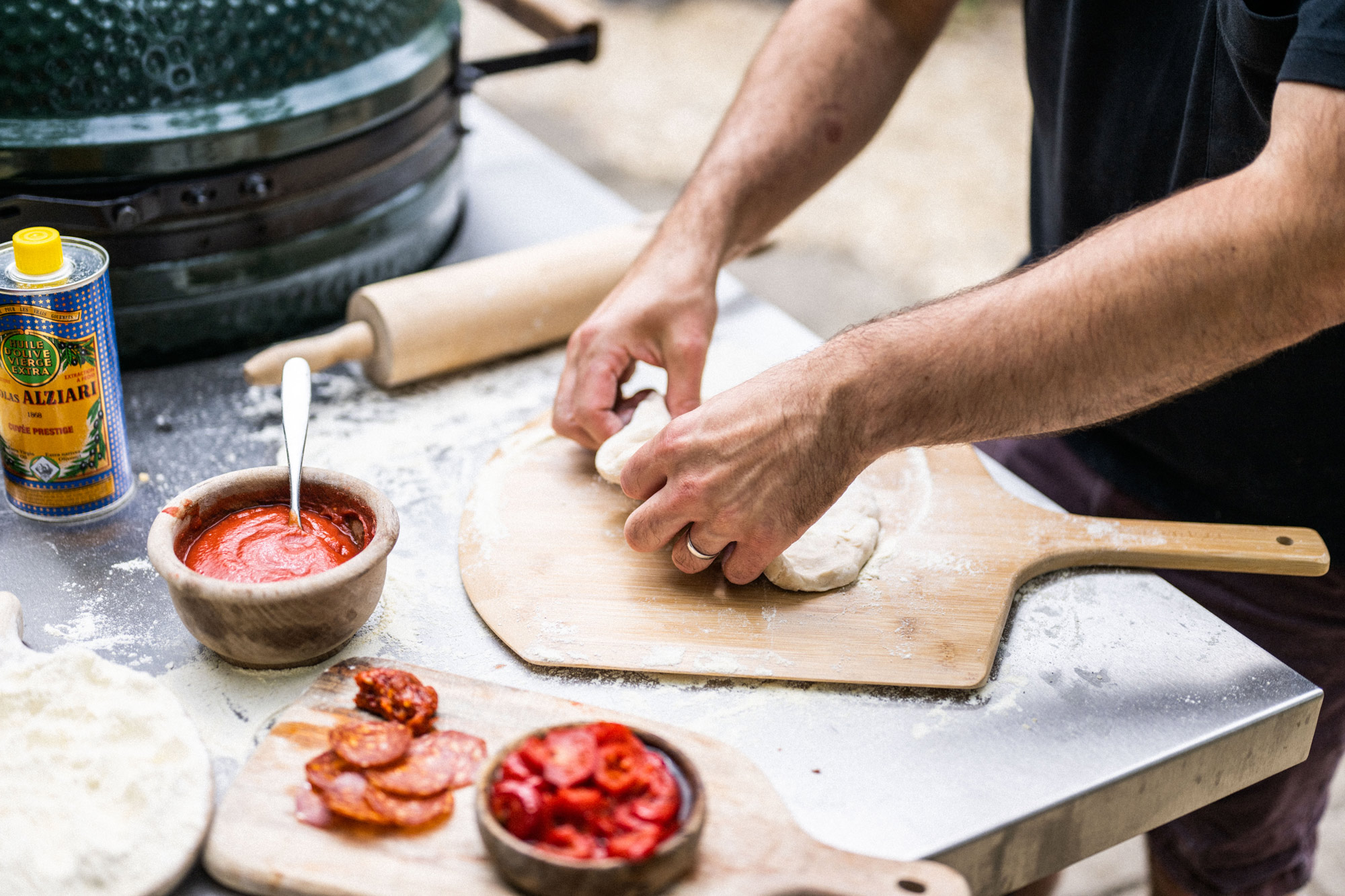 shape the dough