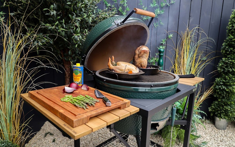 MODULAR NEST + ACACIA FOLDABLE SHELVES | Bases & Shelves | Big Green Egg