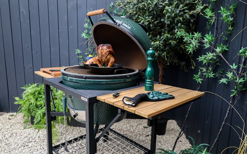 MODULAR NEST + ACACIA FOLDABLE SHELVES | Bases & Shelves | Big Green Egg