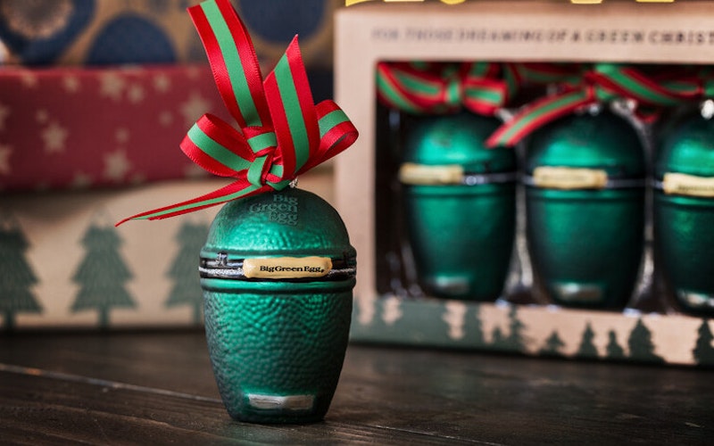 Trio Christmas Big Green Egg Baubles | Christmas | Big Green Egg