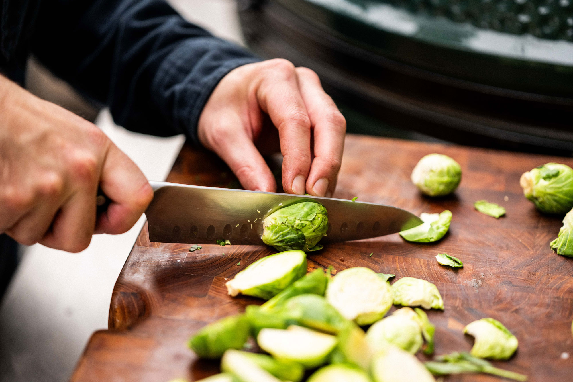 chop your brussels