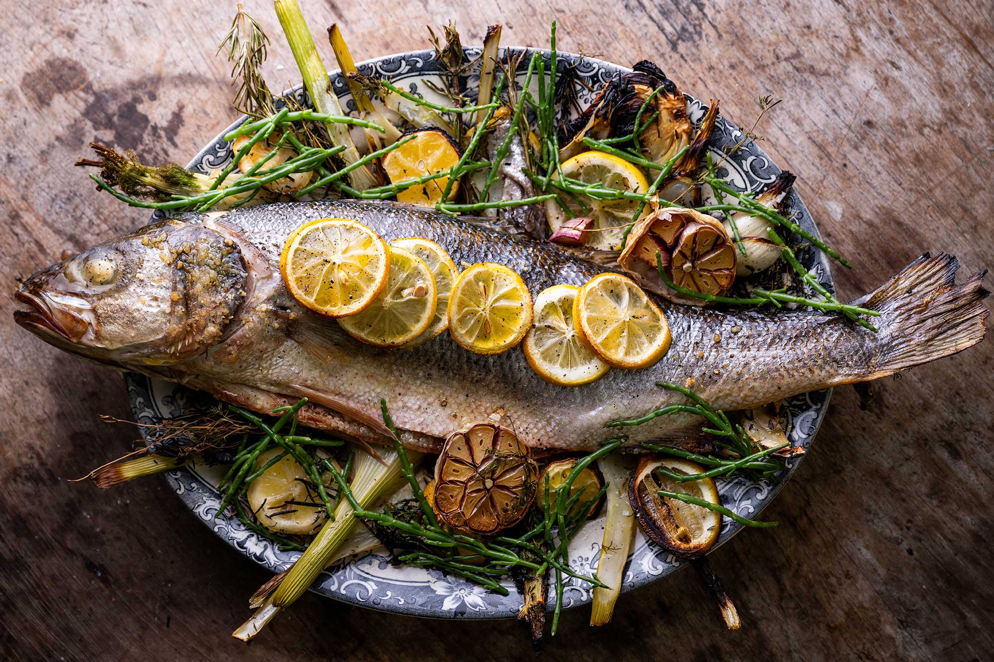 Sea Bass BBQ Recipe Baked Sea Bass Recipe with Fennel