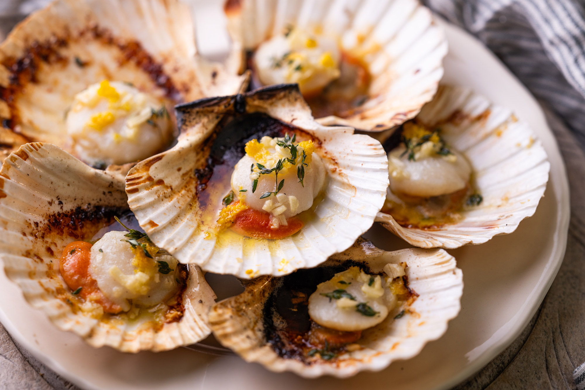 SCALLOPS WITH LEMON AND THYME  | Tom Aikens | 50 Recipes 50th Anniversary | Big Green Egg