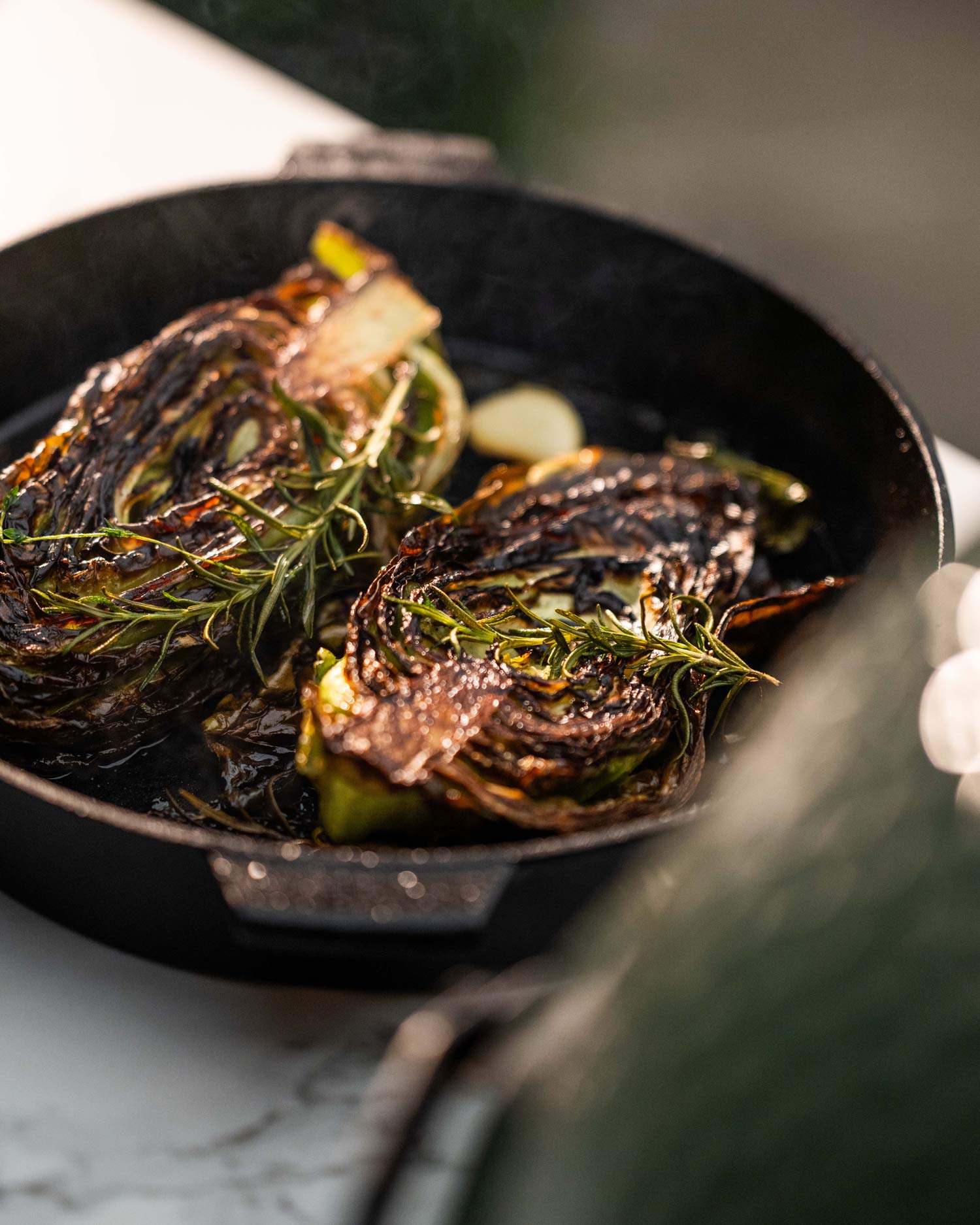 GRILLED HISPI CABBAGE with GREMOLATA  | Tom Aikens | 50 Recipes 50th Anniversary | Big Green Egg