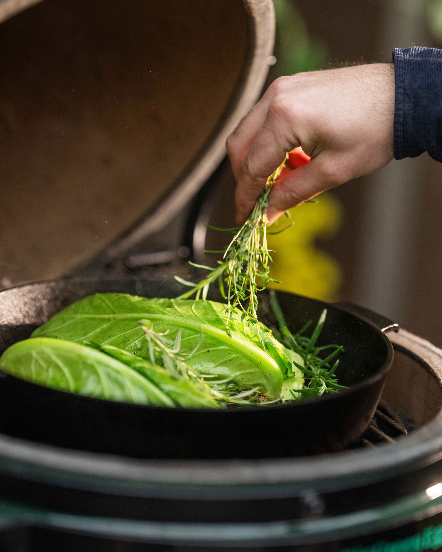 GRILLED HISPI CABBAGE with GREMOLATA  | Tom Aikens | 50 Recipes 50th Anniversary | Big Green Egg