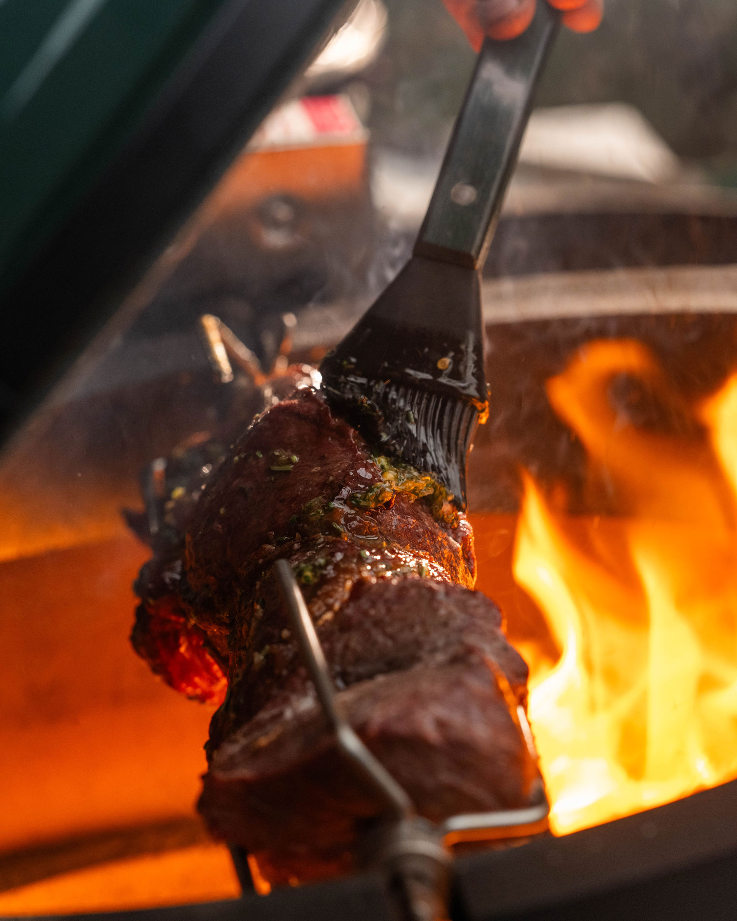 GLAZED ROTISSERIE PICANHA WITH CHILLI SALT  | Tom Aikens | 50 Recipes 50th Anniversary | Big Green Egg