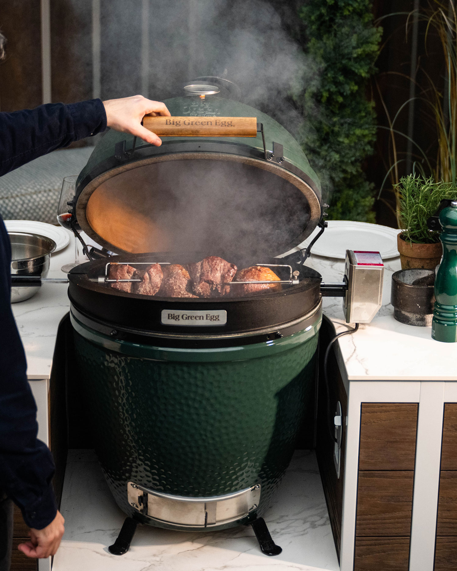 GLAZED ROTISSERIE PICANHA WITH CHILLI SALT  | Tom Aikens | 50 Recipes 50th Anniversary | Big Green Egg