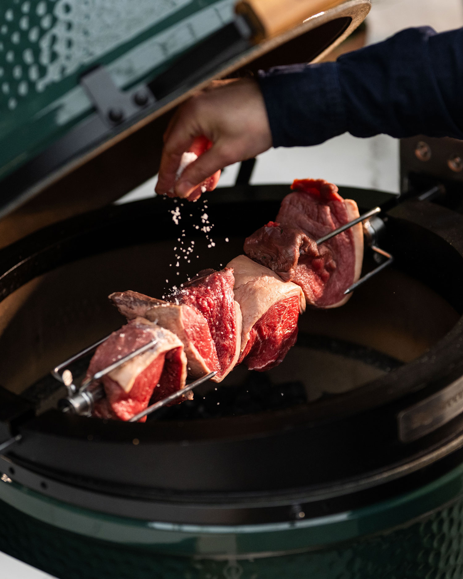 GLAZED ROTISSERIE PICANHA WITH CHILLI SALT  | Tom Aikens | 50 Recipes 50th Anniversary | Big Green Egg