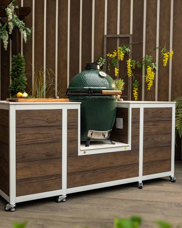 50th Anniversary | Big Green Egg | Outdoor Kitchen Island