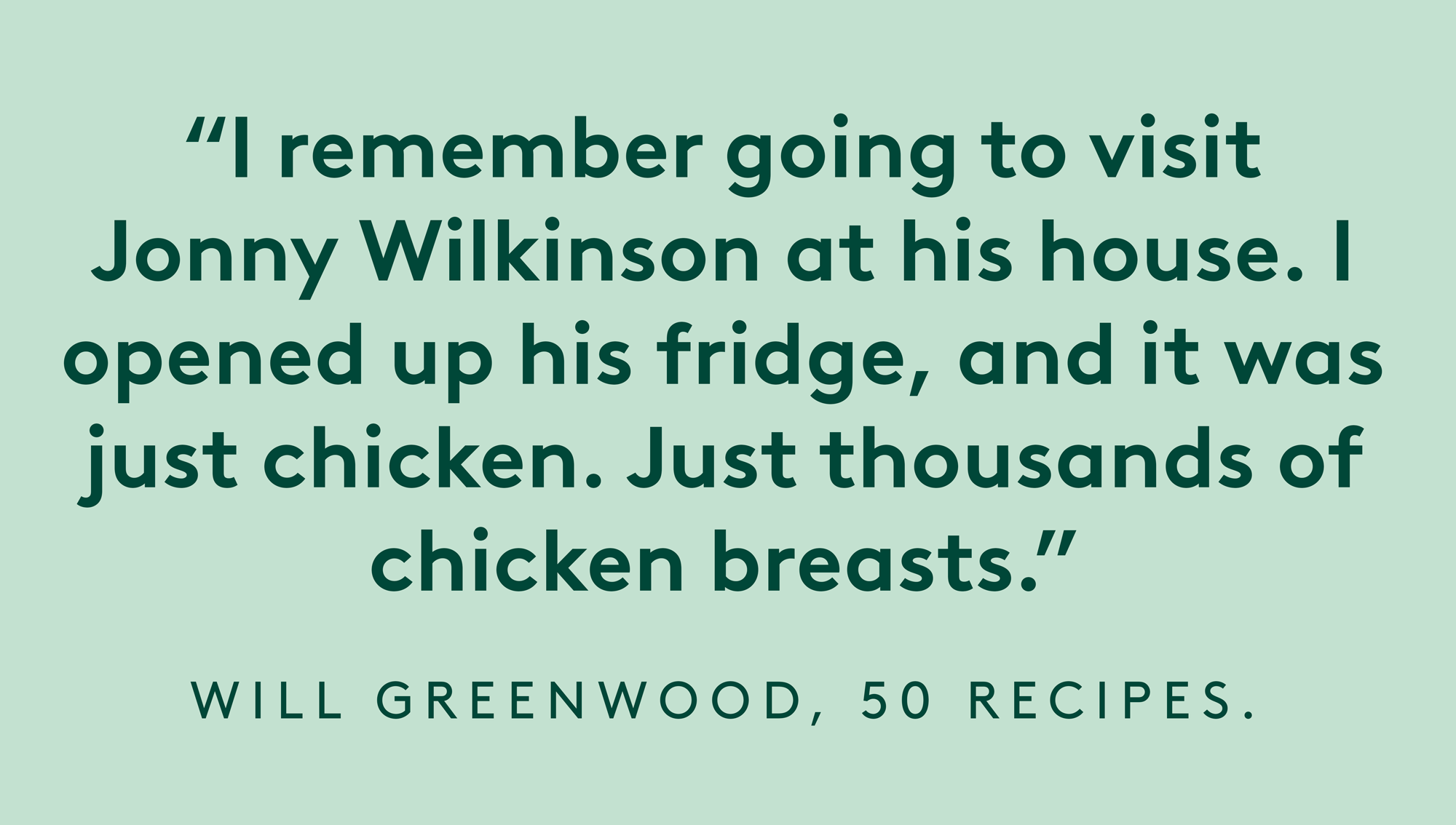 Will Greenwod | Big Green Egg | Johnny Wilkinson