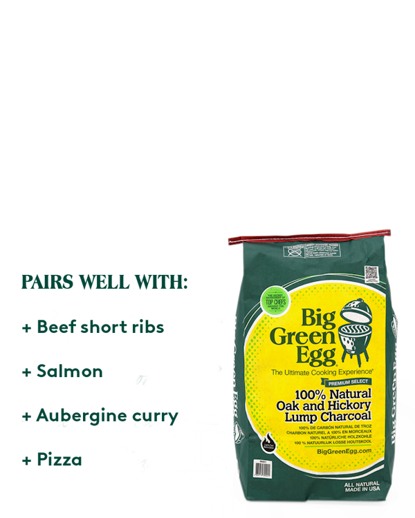 Oak & Hickory Lumpwood Charcoal | Fuel | Big Green Egg
