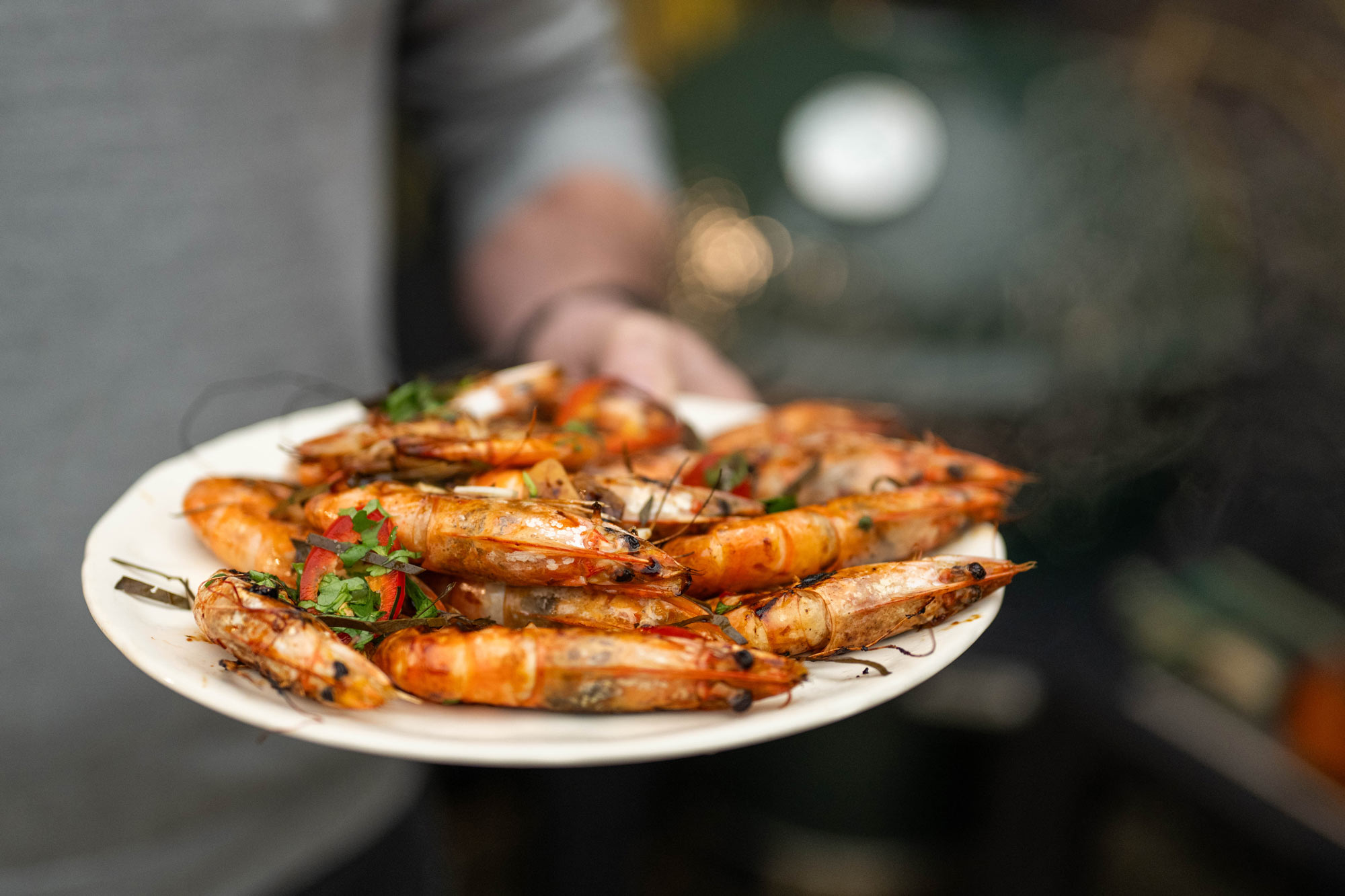 Will Greenwood | 50 recipes | Big Green Egg | Thai Prawns