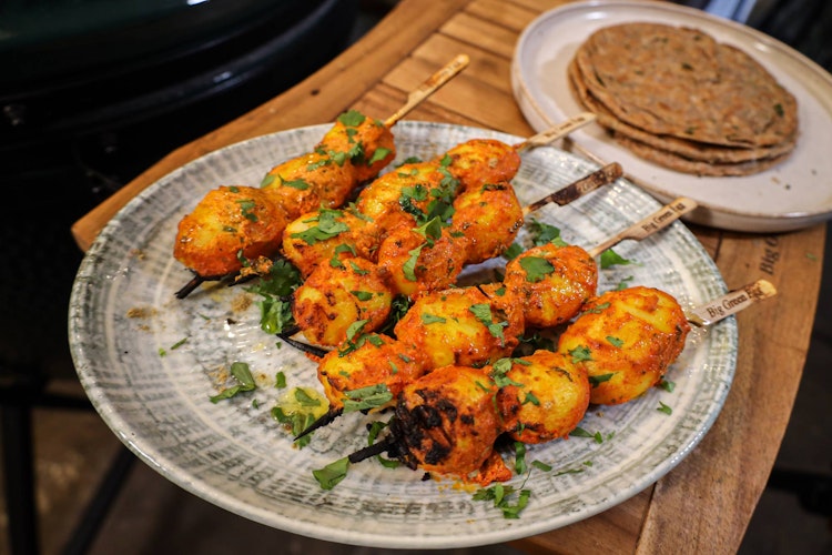 Chaat Masala Potatoes  | Karan Gokani 50 Recipes | Big Green Egg