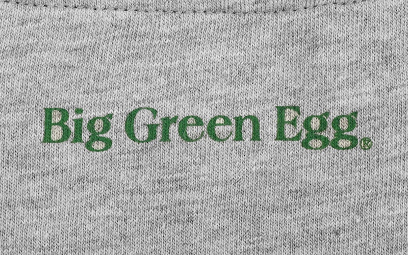 Big Green Egg Let's Create Light Grey T-shirt | Big Green Egg