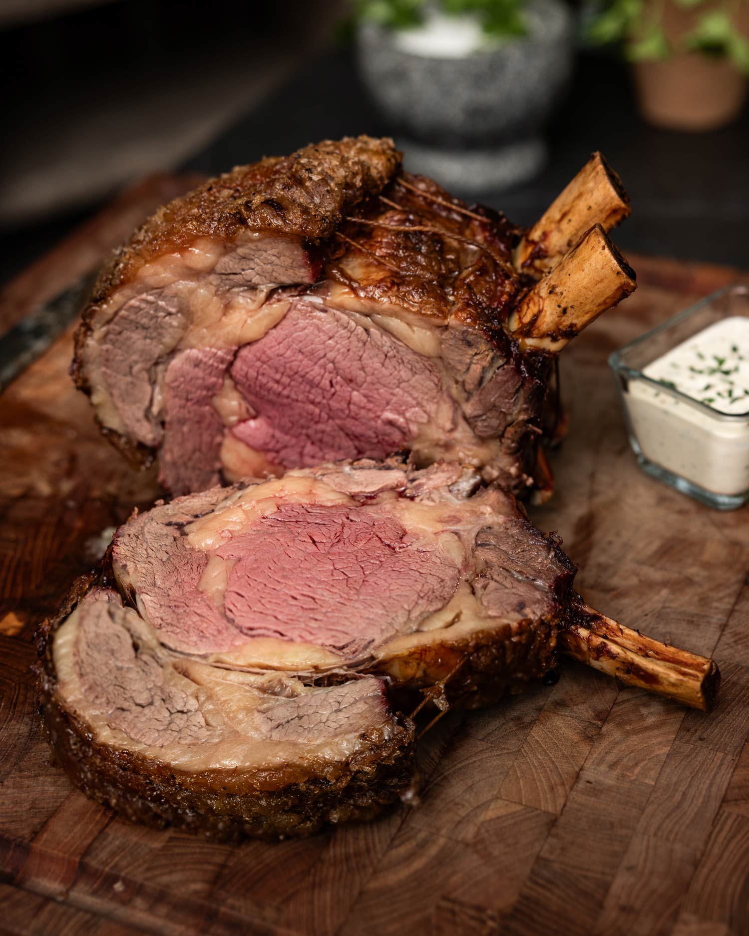 Rib of Beef with Horseradish Sauce | Roasting recipes | Beef | Big Green Egg