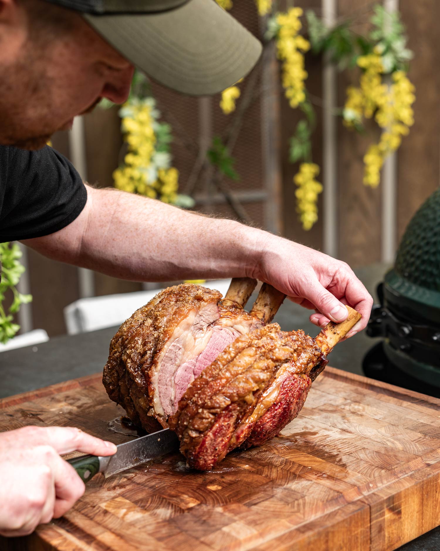 Rib of Beef with Horseradish Sauce | Roasting recipes | Beef | Big Green Egg