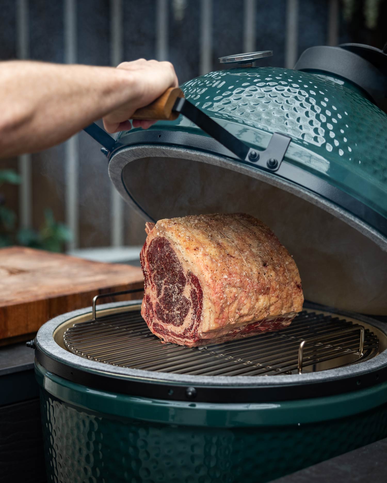 Rib of Beef with Horseradish Sauce | Roasting recipes | Beef | Big Green Egg