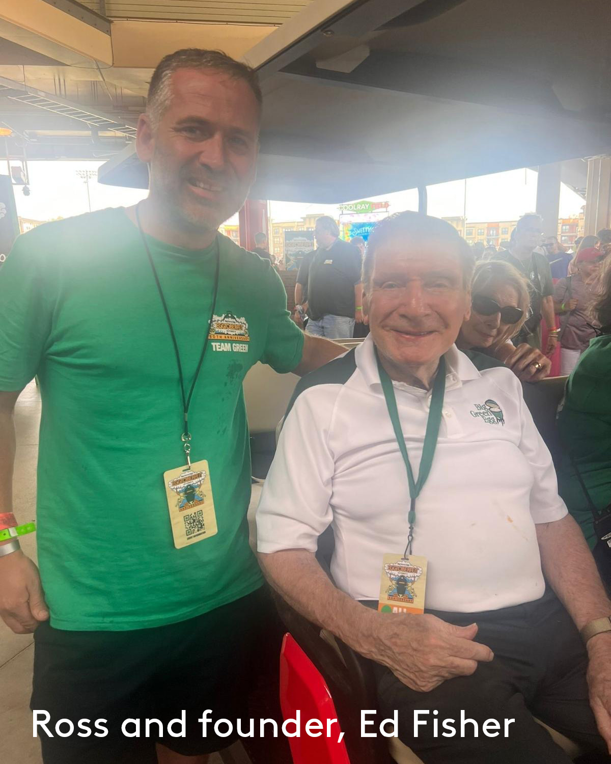 Ross and founder, Ed Fisher