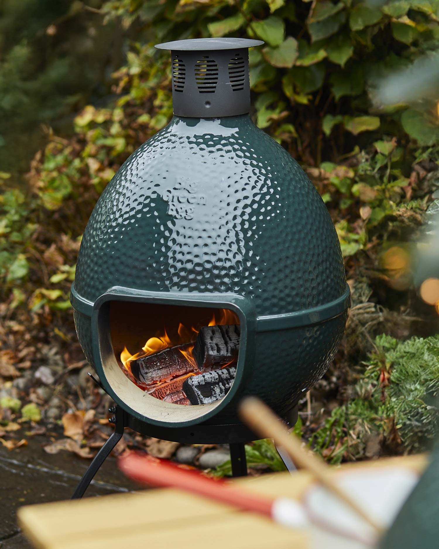 Big Green Egg Chiminea | Outdoor living