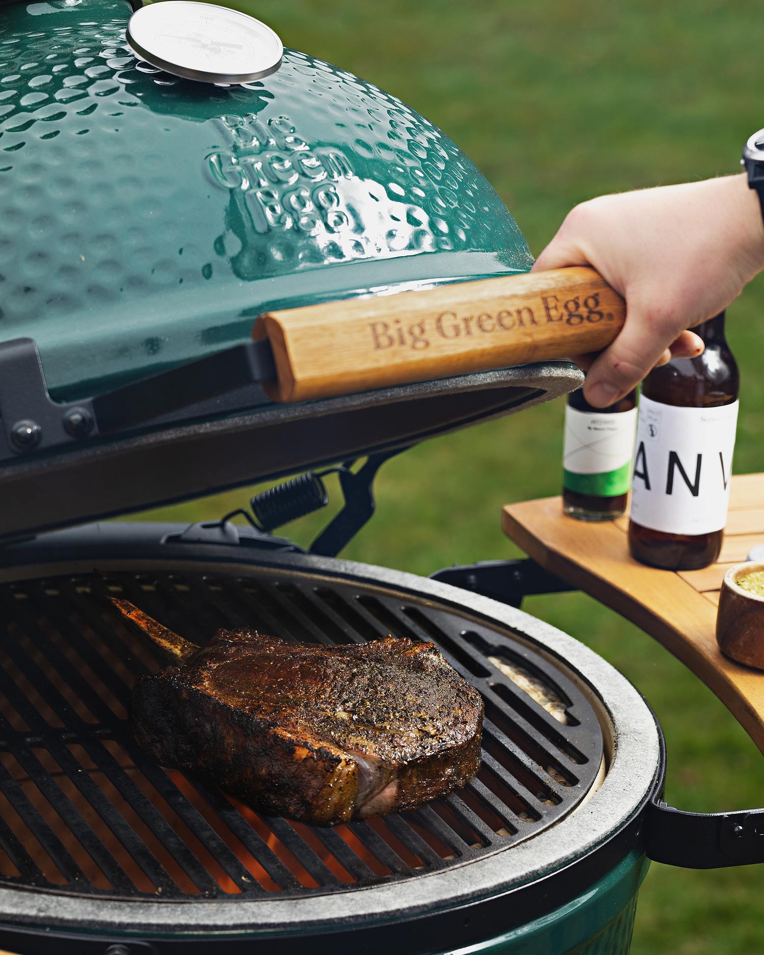 Simon Rogan rib of beef | Big Green Egg