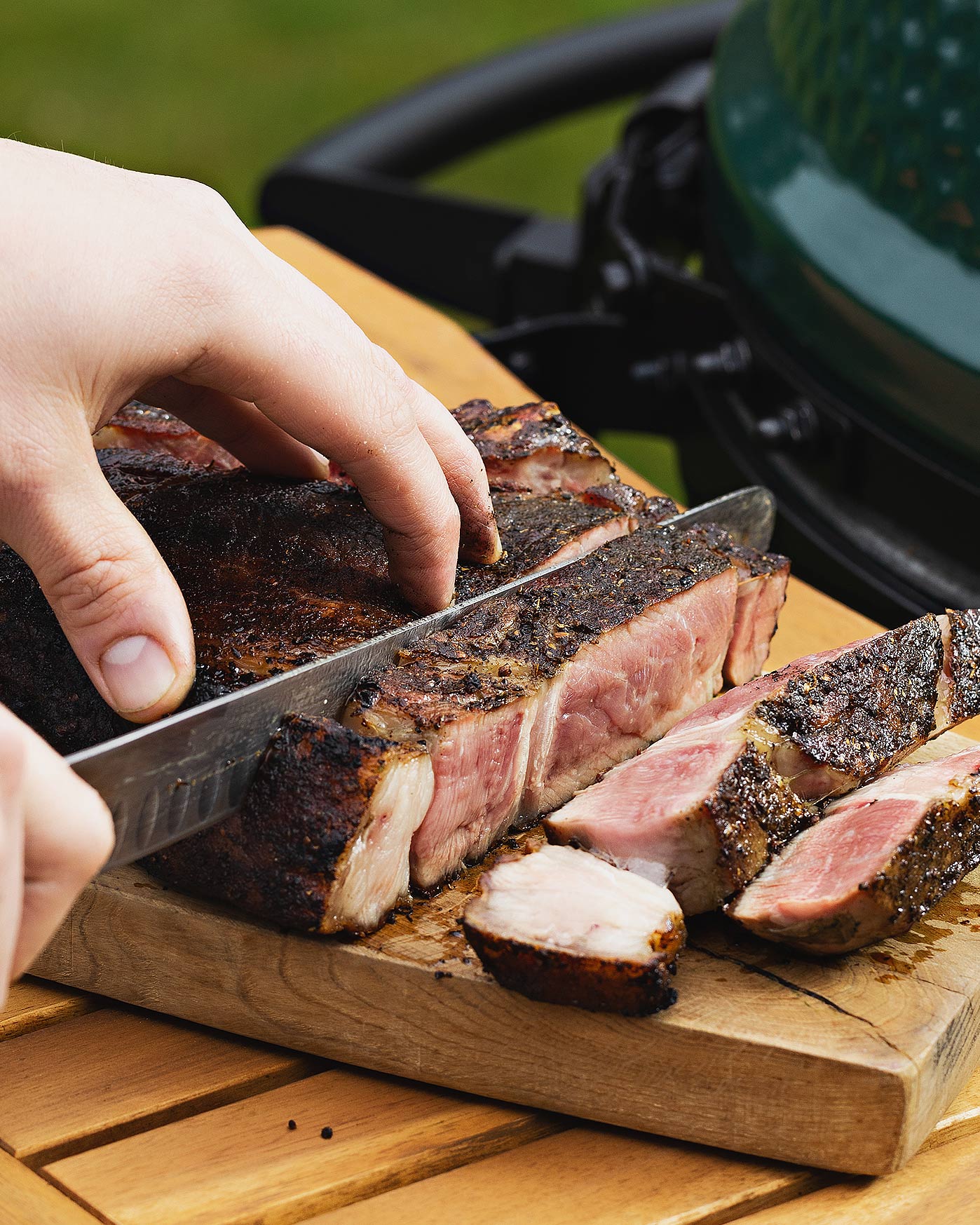 Simon Rogan rib of beef | Big Green Egg