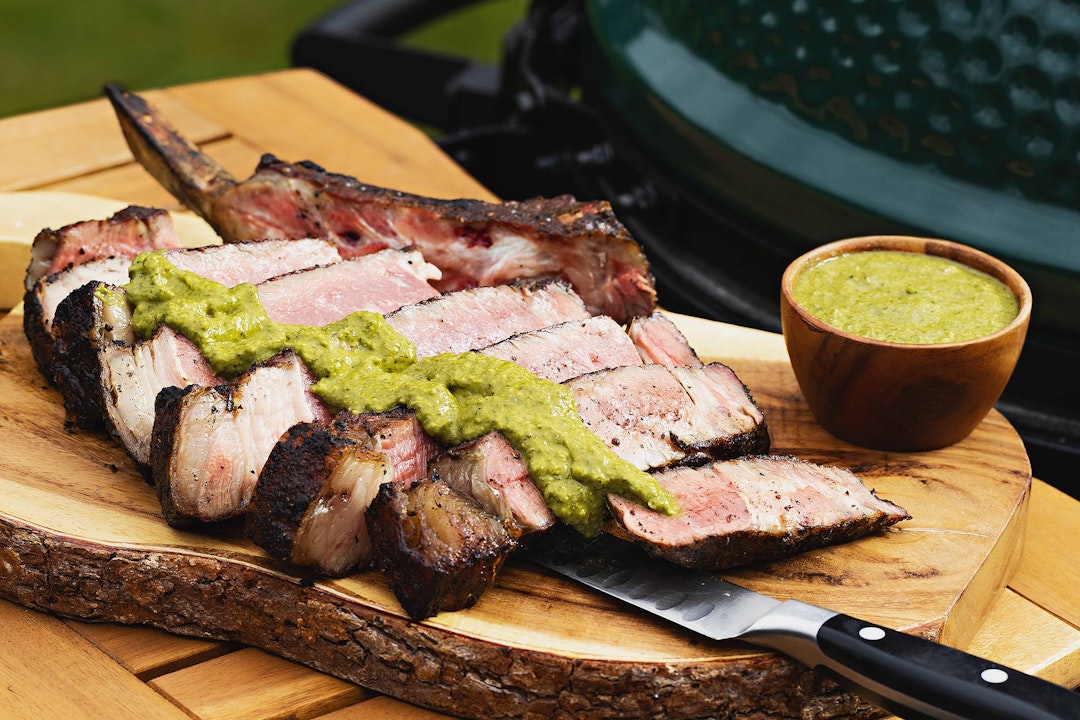 Simon Rogan rib of beef | Big Green Egg