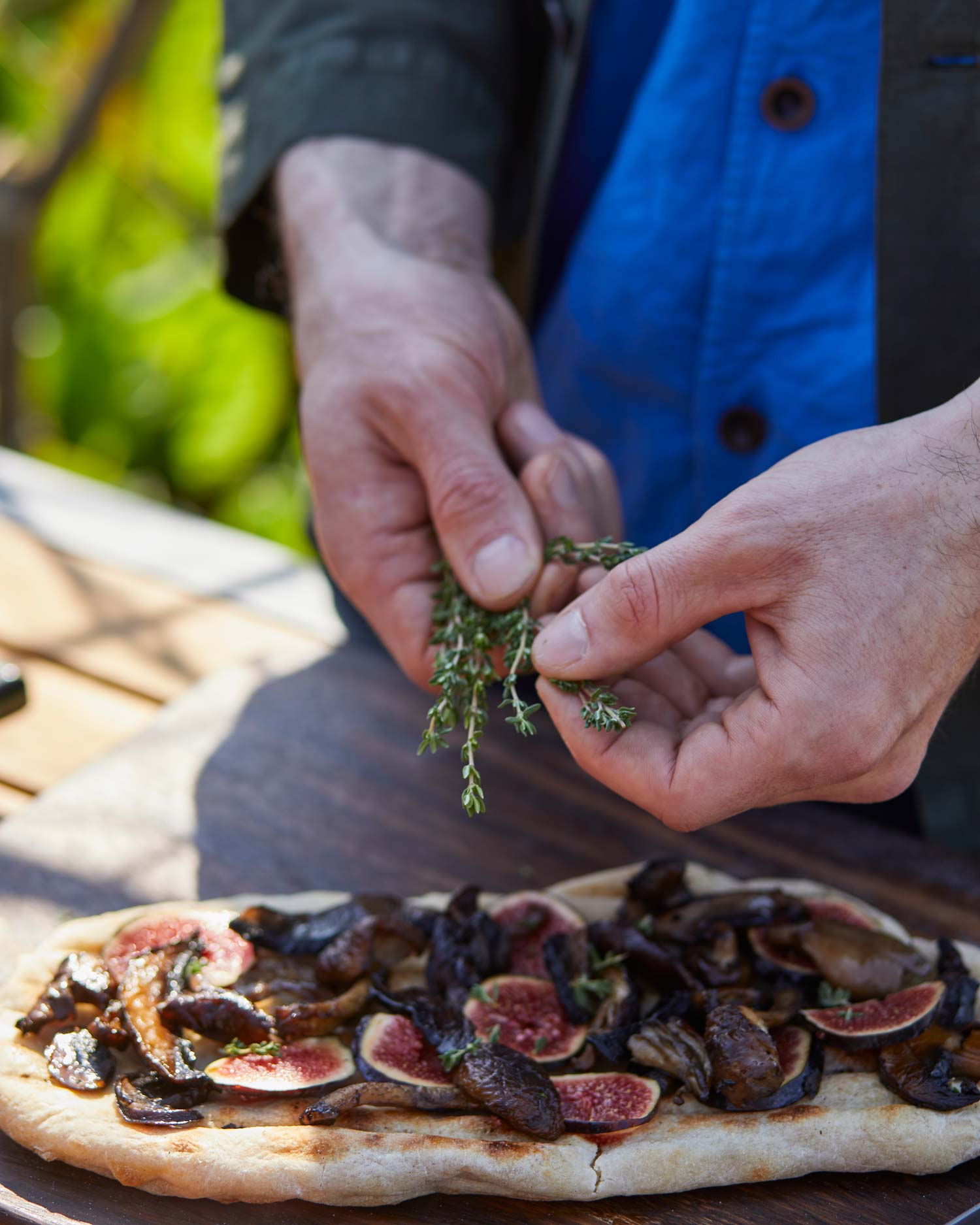 Garden Paradise: Tom Massey | Mushroom Flatbread | Baking | Roasting | Vegetarian Chelsea Flower Show 2025 | Big Green Egg
