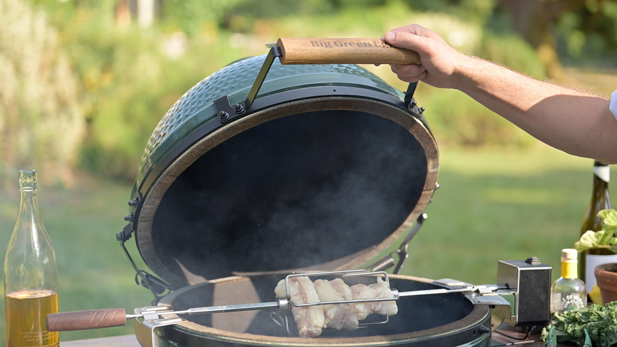 Rotisserie Monkfish & Burnt Cucumber Salad | Rotisserie 2 recipes | Fish | Big Green Egg | The Pig