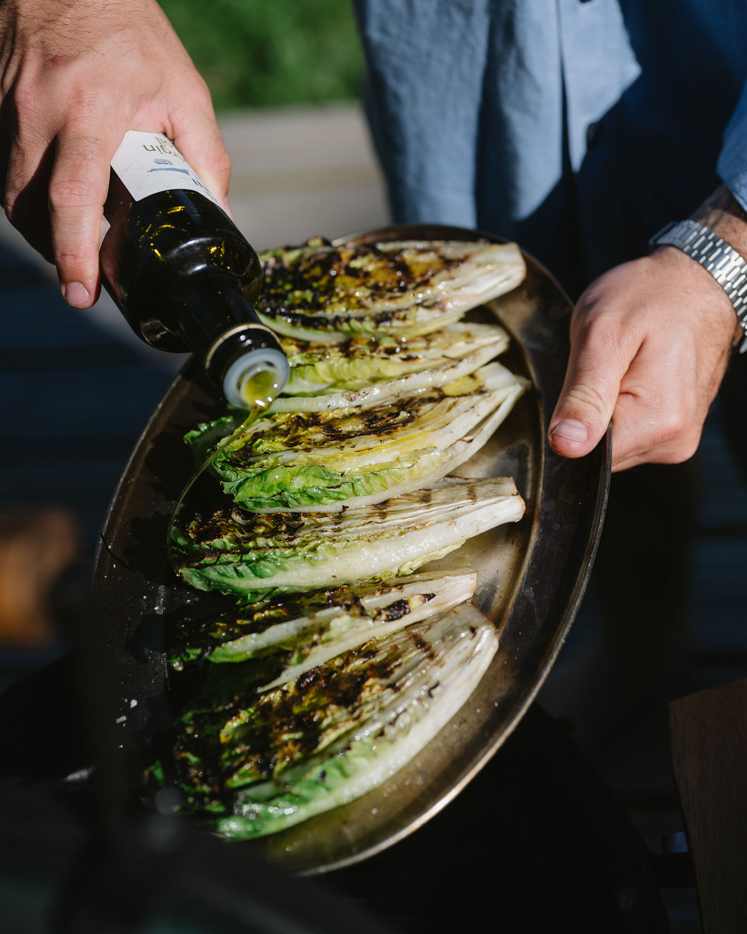 William Rhys Hamer Grilled Lettuce
