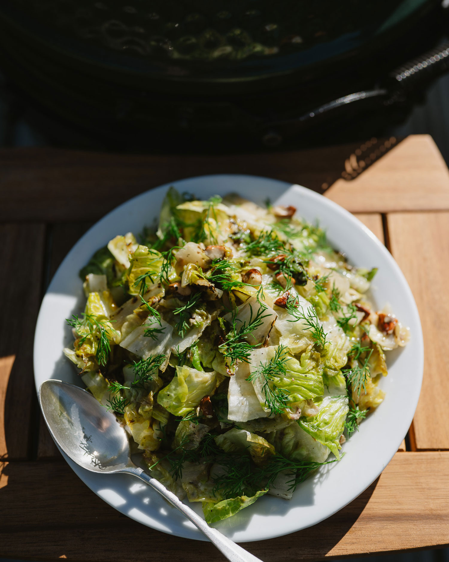 William Rhys Hamer Grilled Lettuce