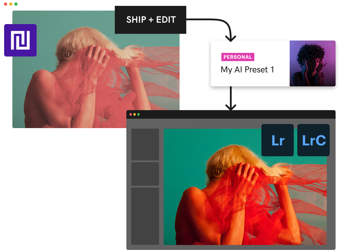 Pre-edit your photos from Narrative and integrate directly into Lightroom