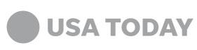 Logo of USA Today displayed prominently, representing a leading news source.