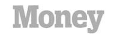 Gray-scale image of the word 'Money' written in a large, bold serif font, depicting a financial or economic concept on a white background.