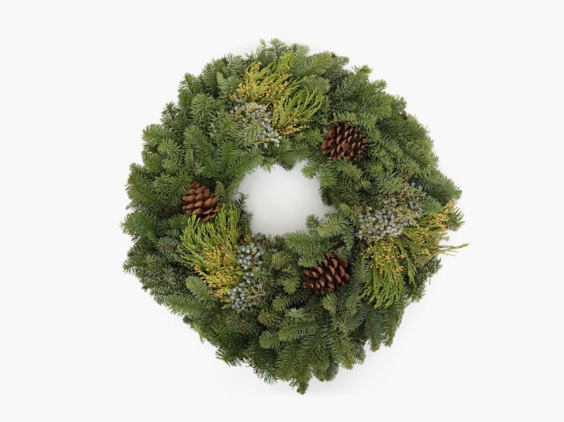 Yuletide greetings wreath
